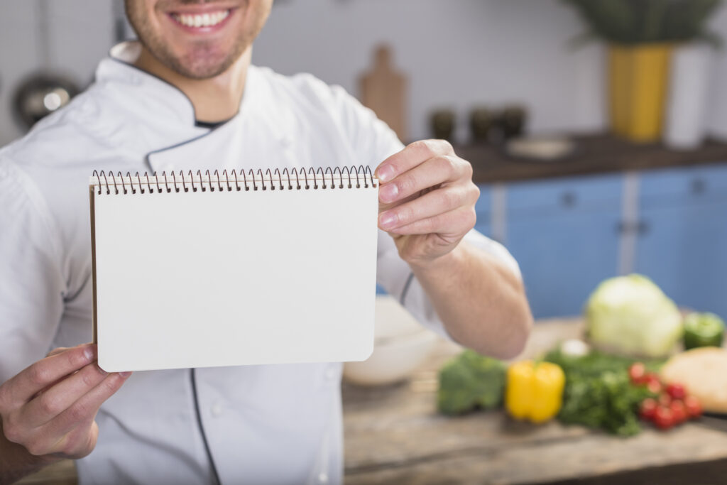 chef-kitchen-showing-notepad